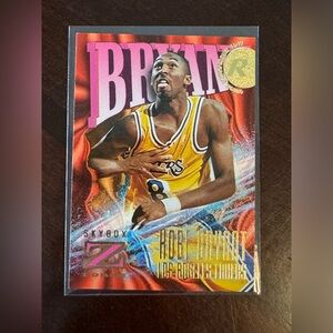 1996 Kobe Bryant Skybox Z Force Rookies #142 LA Lakers